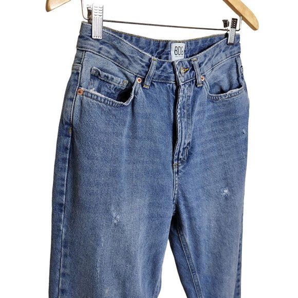 BDG Urban Outfitters High Rise Mom Blue Jeans Size 26 - Picture 2 of 7
